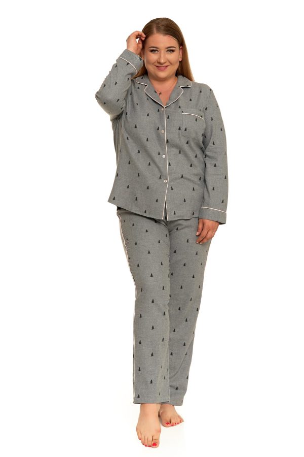 Pižama Eglutės Plus Size🌲Flanelė! - 2XL dyd. - Image 6