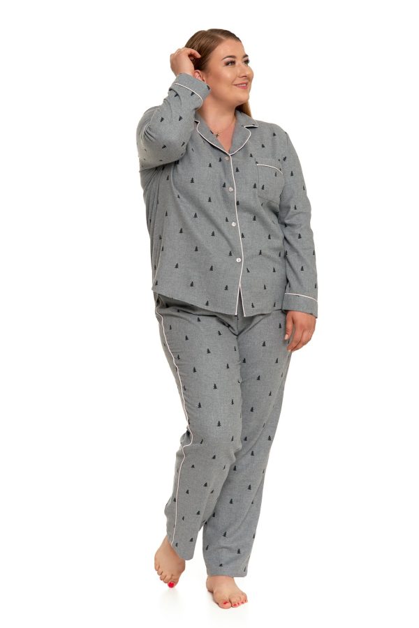 Pižama Eglutės Plus Size🌲Flanelė! - 2XL dyd. - Image 5