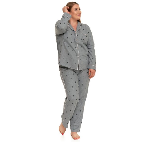 Pižama Eglutės Plus Size🌲Flanelė! - 2XL dyd.