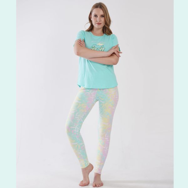 Pižama Hello Summer ♥ Mint, S dyd.