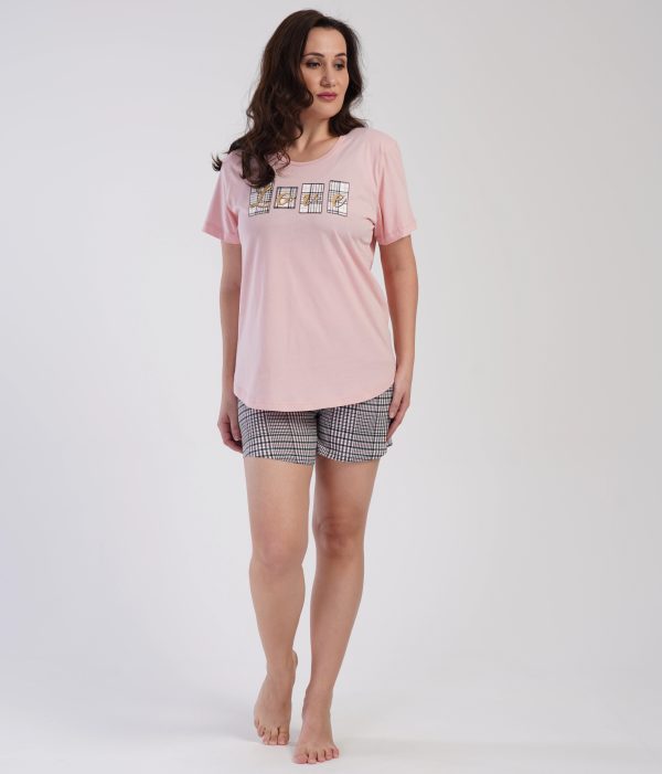 Pižama Pink Love ♥ Plus Size, 3XL dyd. - Image 5