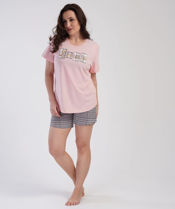 Pižama Pink Love ♥ Plus Size, 3XL dyd. - Image 4