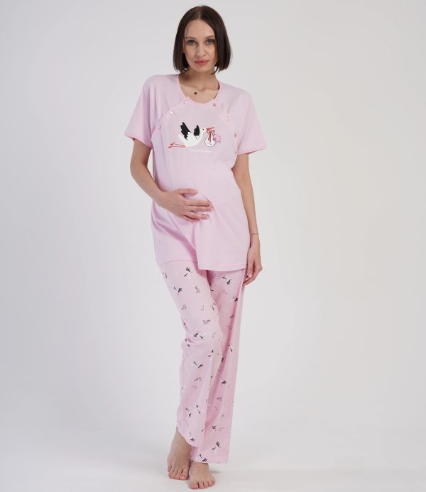 Pižama Congrats Mom ♥ Pink, S dyd. - Image 8