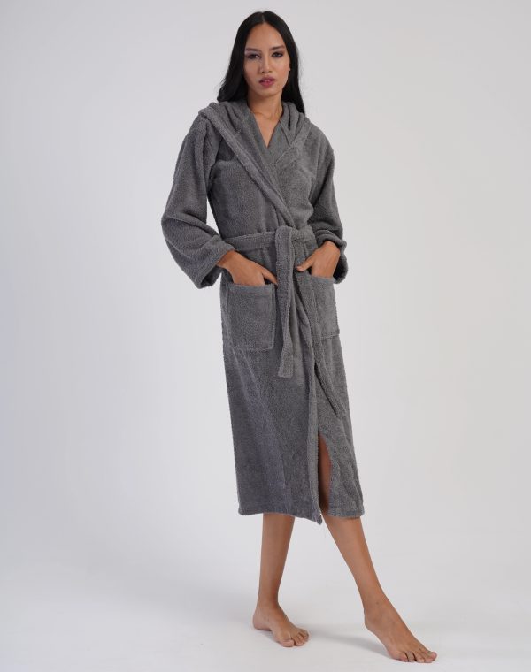 Chalatas Frotte ♥ Grey - Image 2