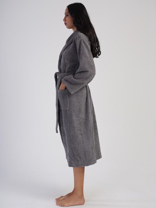 Chalatas Frotte ♥ Grey - Image 4