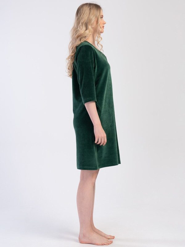 Chalatas Green Velour ♥ - Image 3