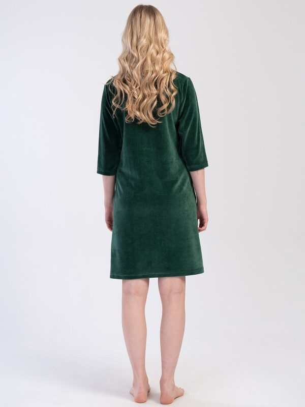 Chalatas Green Velour ♥ - Image 4