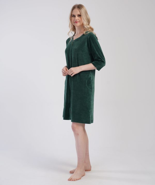 Chalatas Green Velour ♥ - Image 6