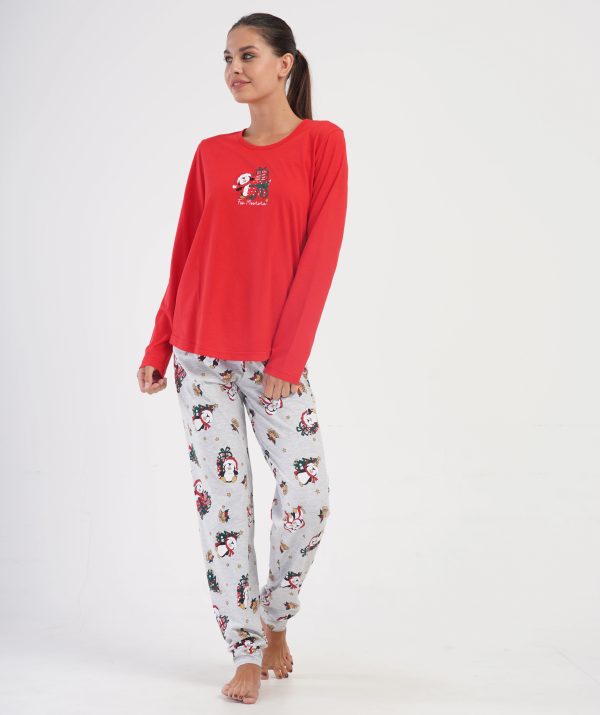 Pižama Gift For Mommy ❄️ Red - Image 6