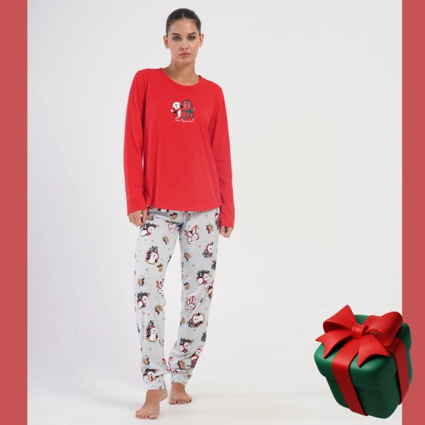 Pižama Gift For Mommy ❄️ Red