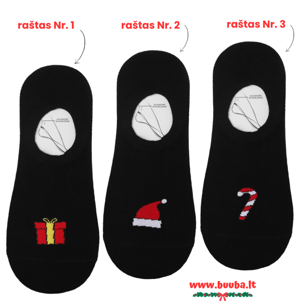 Kalėdinės kojinės - pėdutės ❄️ 38-41 dyd. (1 pora) - Image 2
