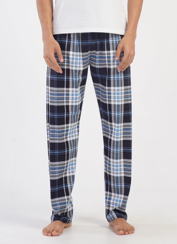 Vyriškos kelnės miegui Blue ♂ Plus Size, 4XL dyd. - Image 2
