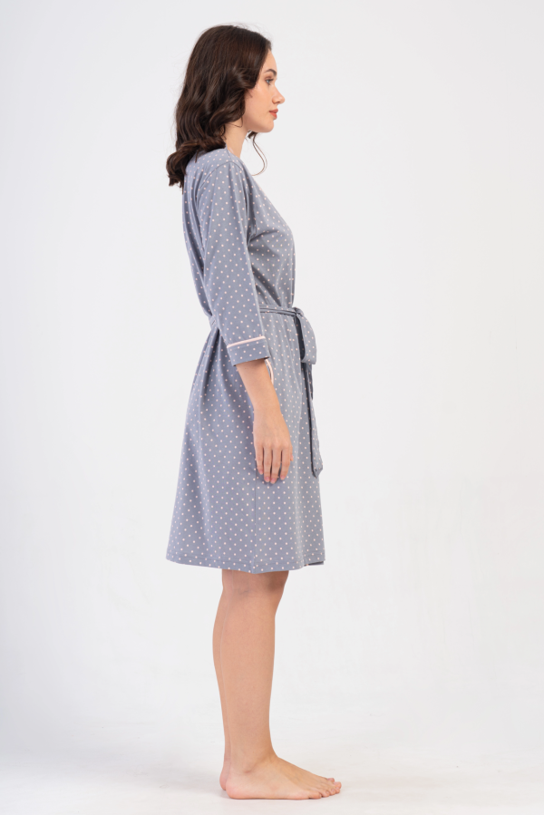 Chalatas Dots ♥ Plus Size, 1XL dyd. - Image 7