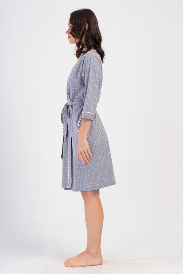 Chalatas Dots ♥ Plus Size, 1XL dyd. - Image 5