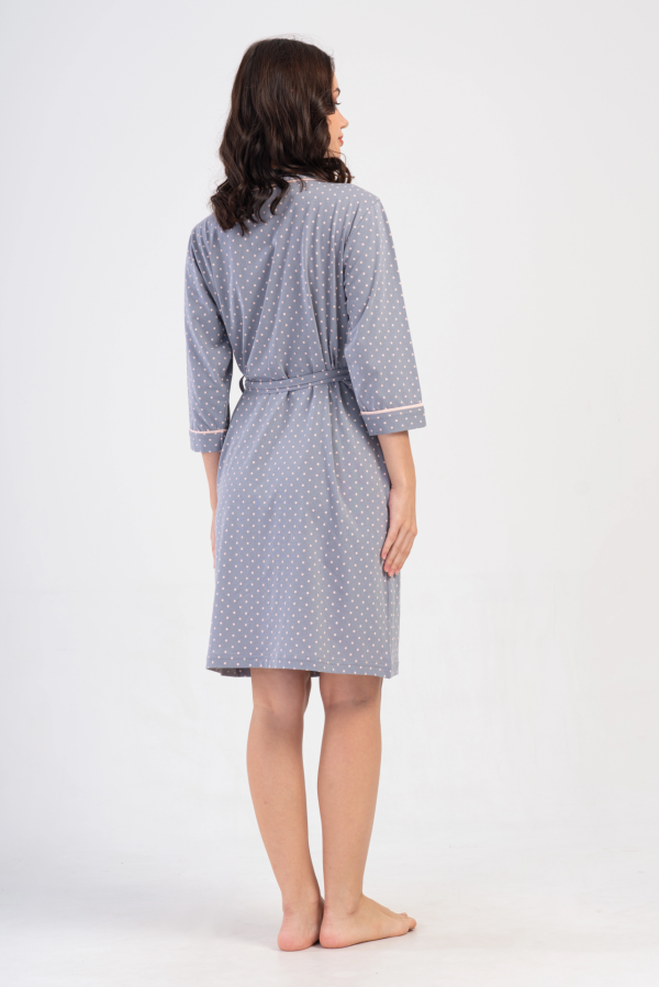 Chalatas Dots ♥ Plus Size, 1XL dyd. - Image 4