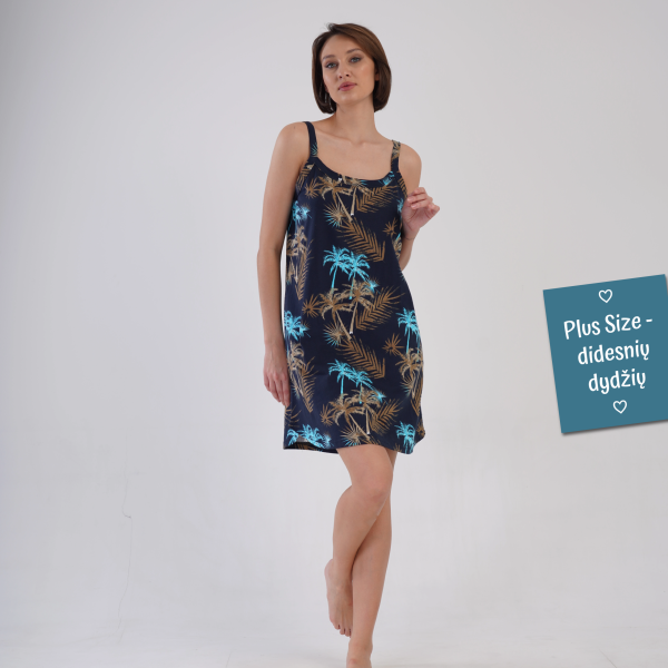 Naktinukai Dark Palms ♥ Plus Size