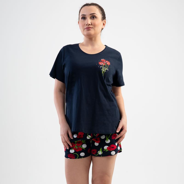Pižama Aguona Dark ♥ Plus Size