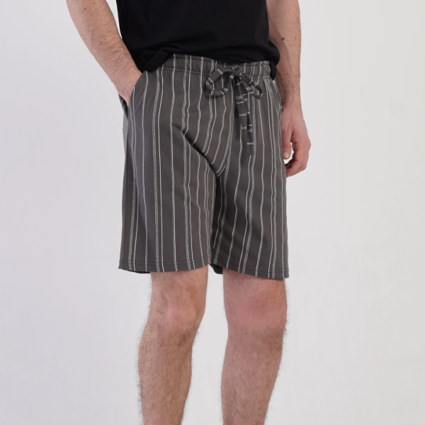 Vyriški šortai miegui Grey Lines ♂ - Image 2
