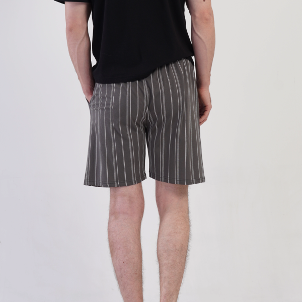 Vyriški šortai miegui Grey Lines ♂ - Image 3