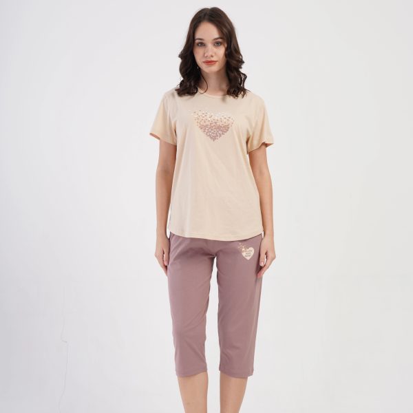 Pižama Beige Love ♥ - Image 4