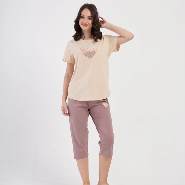 Pižama Beige Love ♥