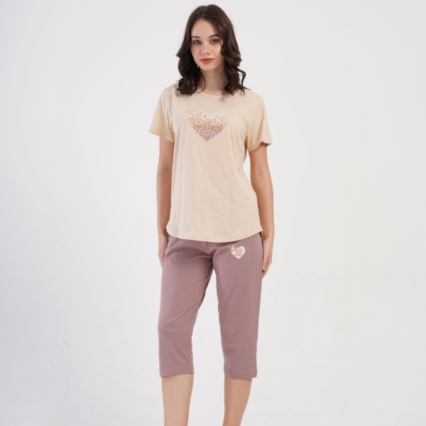 Pižama Beige Love ♥ - Image 9