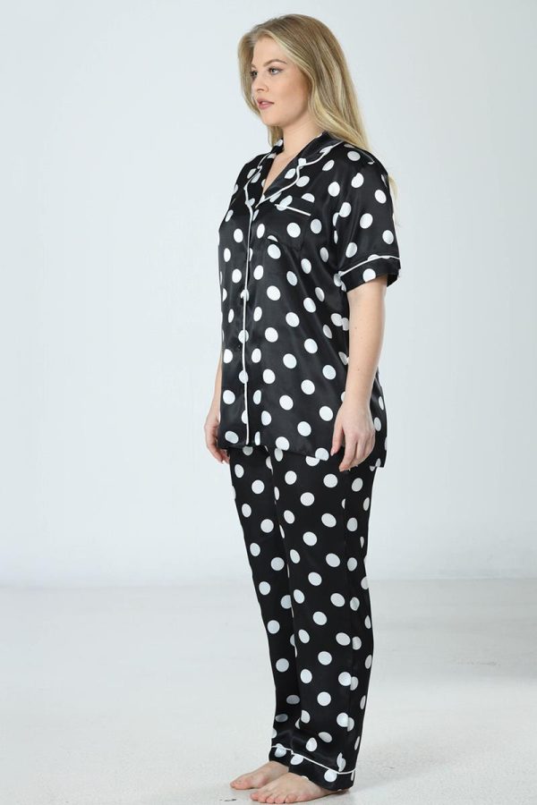 Pižama Dots Sateen ♥ Plus Size, 1XL dyd. - Image 5